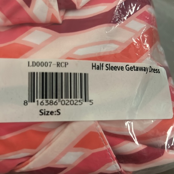 New With Tags JoFit  half sleeve getaway dress size small - Picture 5 of 5